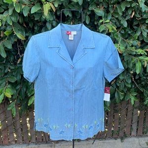 Jean like blouse